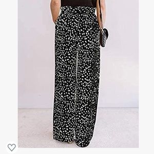 Never worn. ECOWISH Womens Cotton Soft Palazzo Wide Leg Pant w/ pockets Size: XL